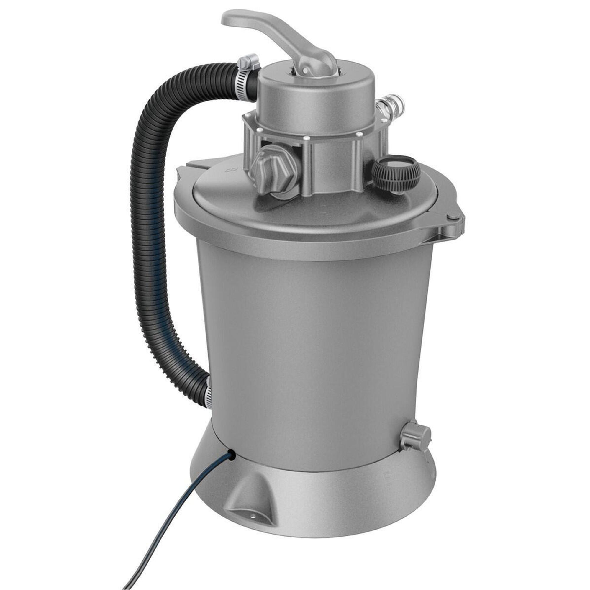 Poolex - Blue Silk – Groupe De Filtration Piscine Hors-sol 20 M³ Avec Vanne 6 Voies - Pompe Piscine - Bleu|gris - Taille Unique - Decathlon