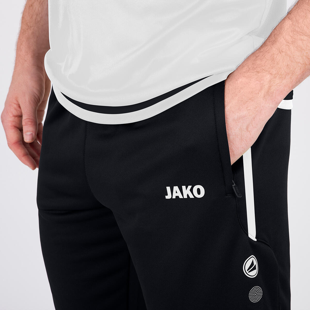 Jako Active Pantalon d'entraînement Hommes - Noir / Blanc 5/7
