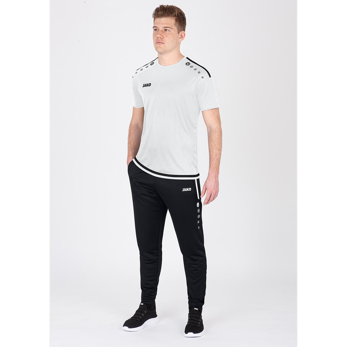 Jako Active Pantalon d'entraînement Hommes - Noir / Blanc 4/7