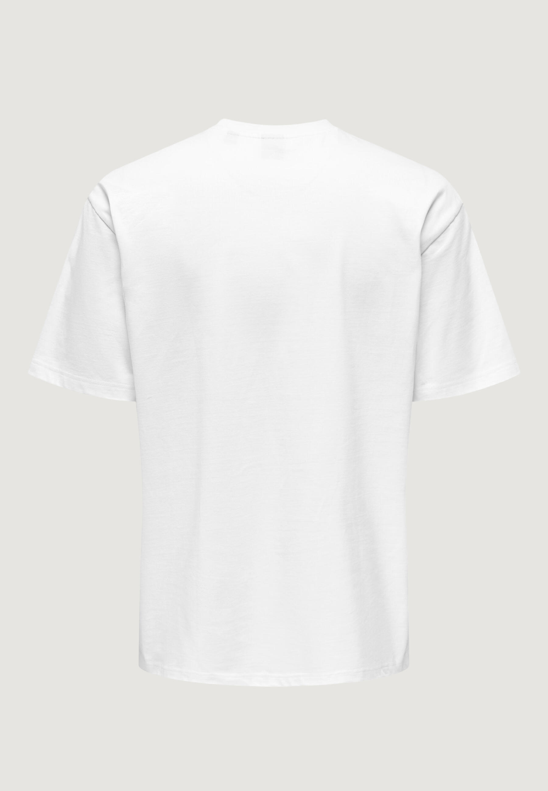 t-shirt crop top Onsfred Life Rlx Ss Tee Noos HOMME blanc 4/4
