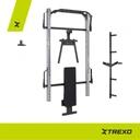 Klatka ścienna XTREXO Mercury z ławką i wieszakiem na talerze 5/7