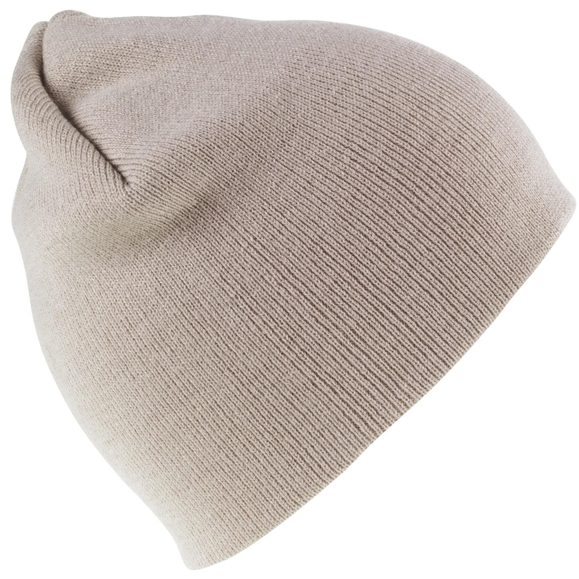 Pull On Soft Feel Acrylic Winter Hat (Stone) 2/4
