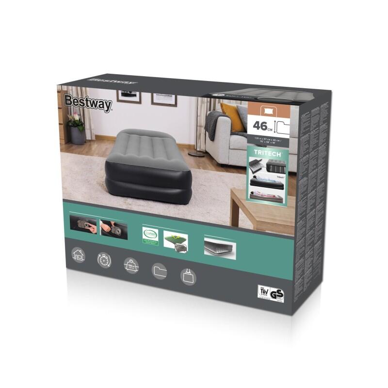 Cama insuflável individual Bestway com motor 191x97x46 cm 5/8