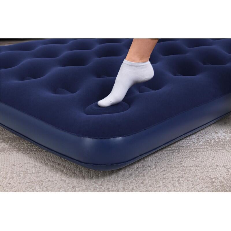 Bestway Matelas gonflable camping 2 personnes 191x137x22cm pompe à pied intégrée 4/6