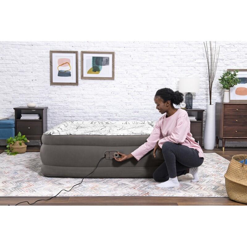 Bestway Lit gonflable 2 places 203x152x46 cm avec pompe électrique intégrée 5/7