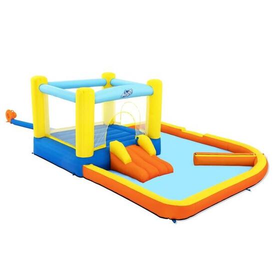 Aire de jeux gonflable avec trampoline +Pataugeoire 365x340x152 cm