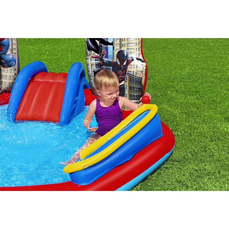Piscina Inflável Parque de Jogos Spiderman 3/7