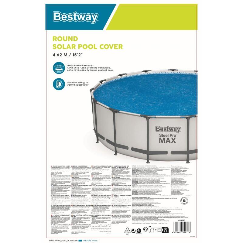 Bestway Flowclear Solarabdeckplane für 3 96 & 427 & 457 cm 5/7