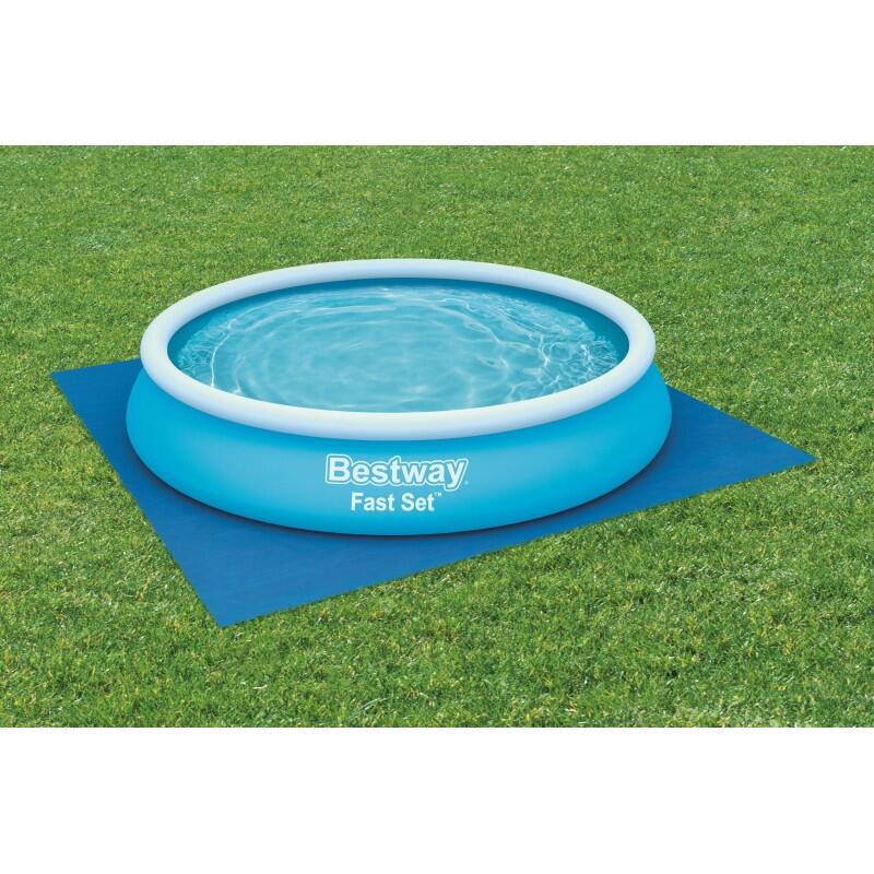 Bestway Tapis de sol pour piscine hors sol et spa gonflable 366 cm 3/7