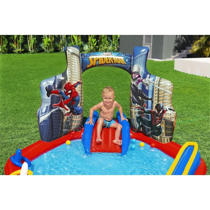 Piscina Inflável Parque de Jogos Spiderman 5/7