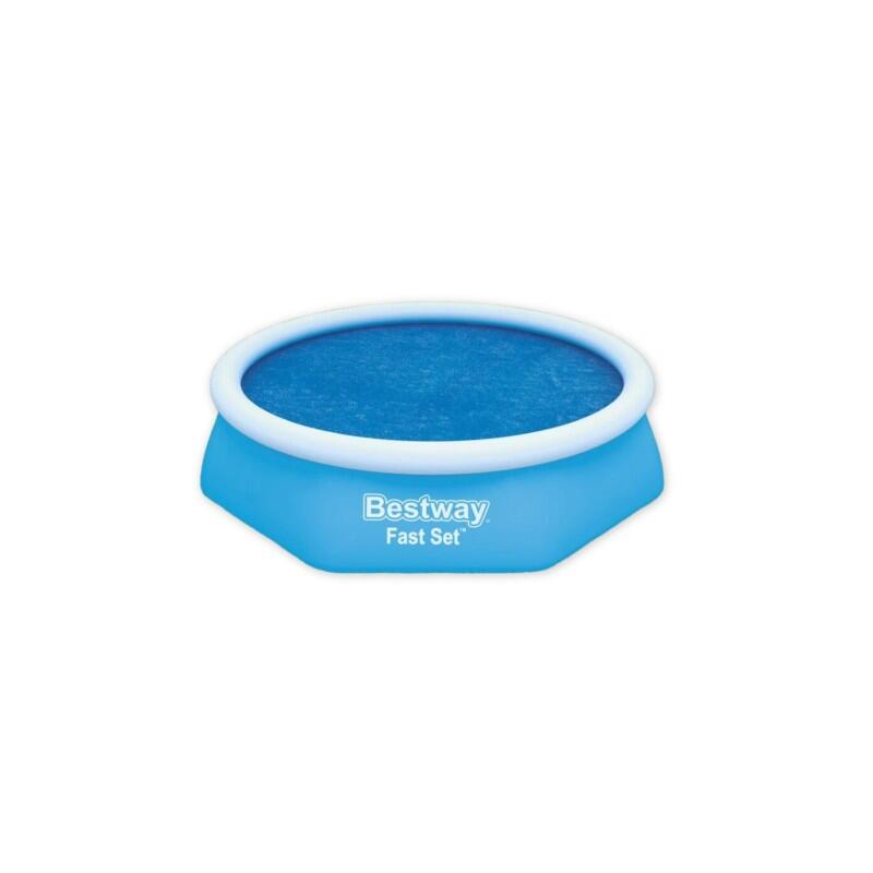 Bestway - Bestway Bâche À Bulles Ronde Ø 240 Cm Pour Piscine Hors Sol Fast Set Ø 274 Cm - Bâche Piscine - Bleu|multicolore - Taille Unique - Decathlon