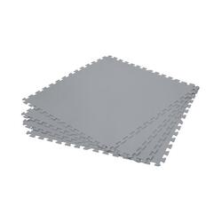 Bestway Lot de 9 tapis de sol - 78 x 78 cm - gris