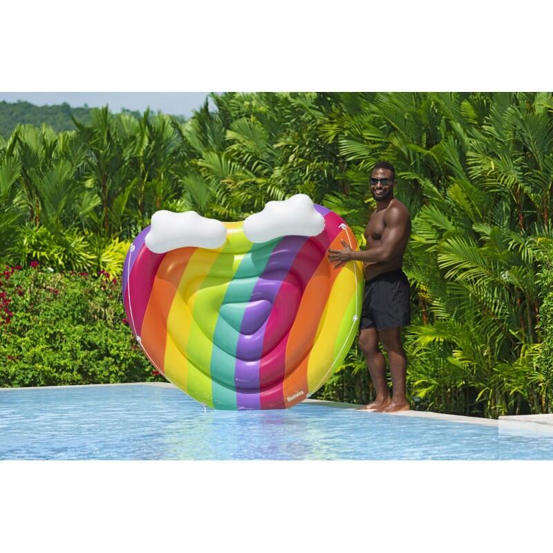 Opblaasbaar eiland Bestway Regenboog 5/7