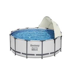 Bestway Auvent pour piscines tubulaires rondes entre 305 et 549 cm de diamètre