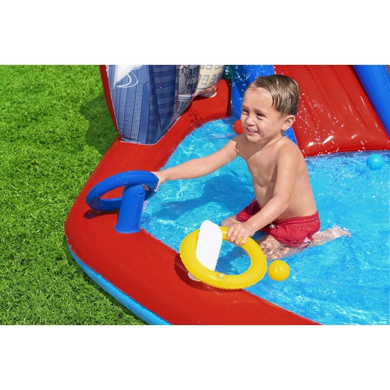 Piscina Inflável Parque de Jogos Spiderman 4/7