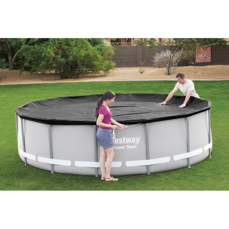 Cubrepiscinas Bestway Negro 5/7