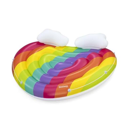 Bestway Île gonflable Rainbow Dreams 2 personnes design arc-en-ciel
