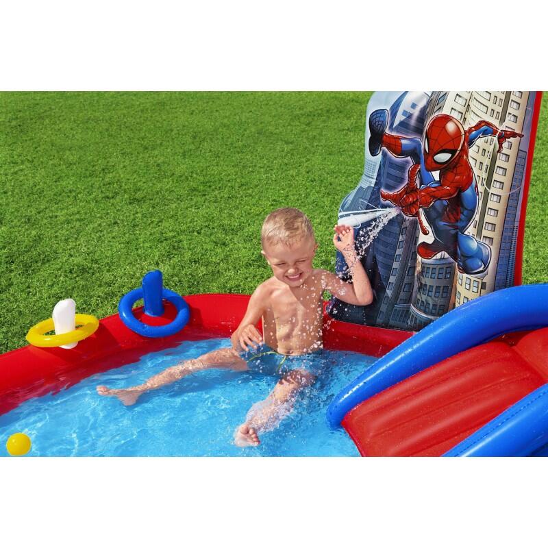 Piscina Inflável Parque de Jogos Spiderman 6/7