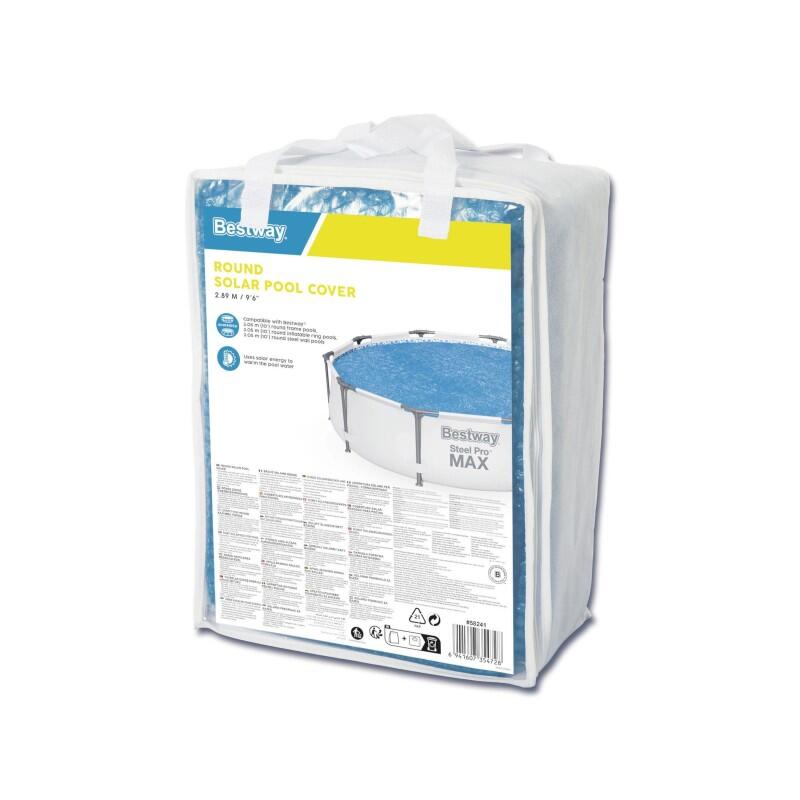 Bestway | Round Solar Pool Cover for Above Ground Pools 6/7