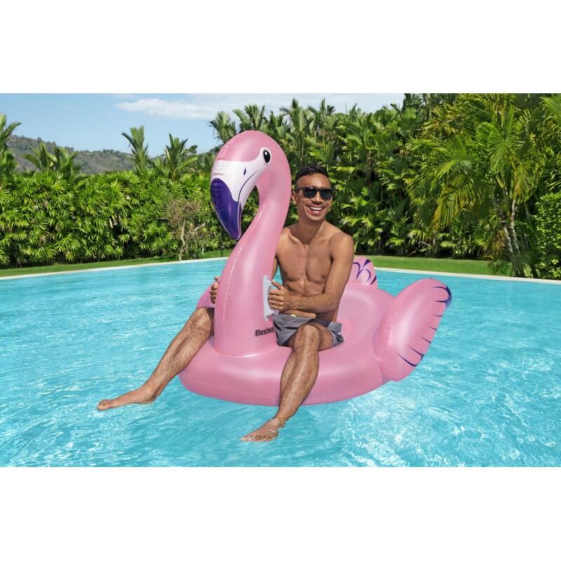 Bestway Bouée flamant rose XXL à chevaucher 6/7