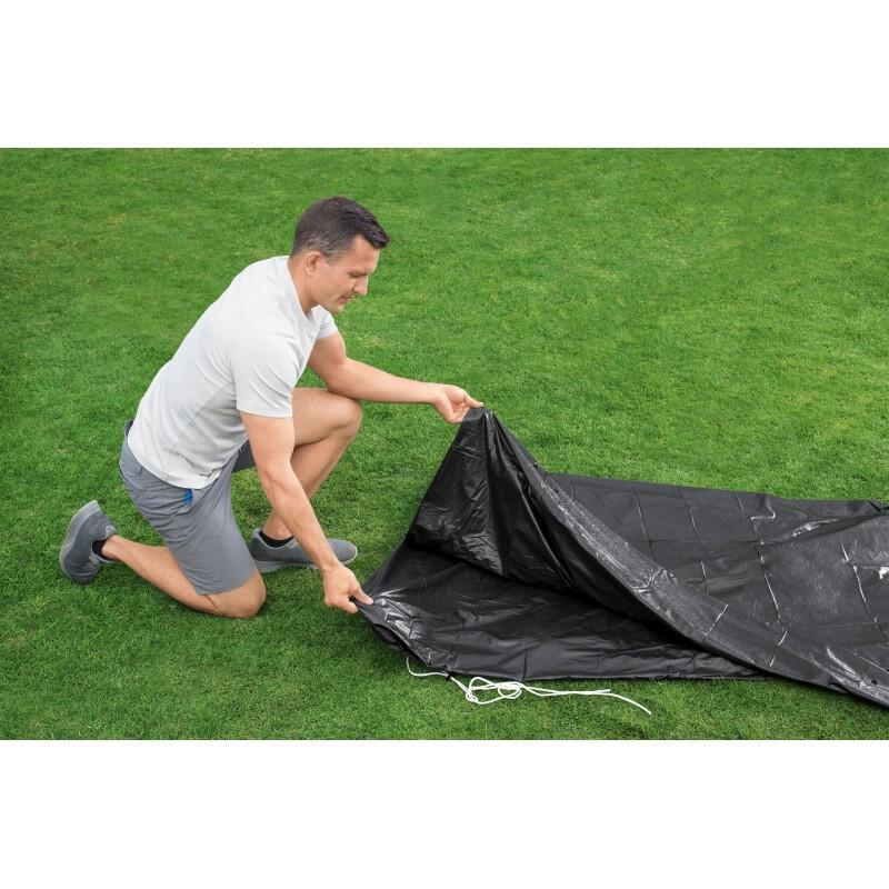 Copertura Bestway-piscine con struttura  da 549cm e con pareti in acciaio 488cm 5/7
