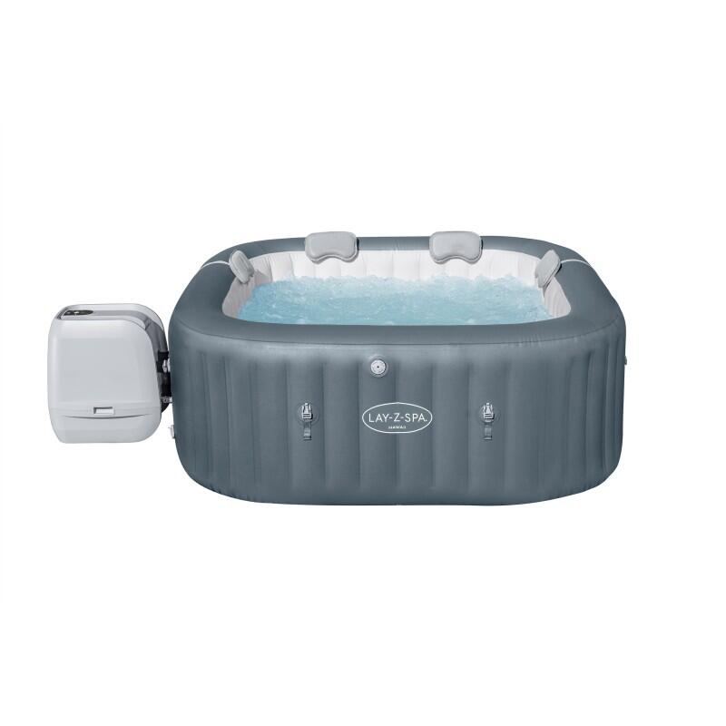 Bestway - Bestway Spa Gonflable Carré Lay-z-spa Hawaii Hydrojet Pro 4 - 6 Personnes - Spa - Orange - Taille Unique - Decathlon