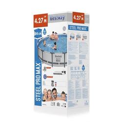 Bestway Piscine hors sol ronde Steel Pro Max 427x84cm