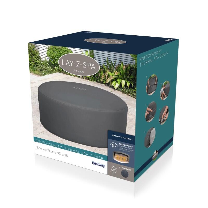Poolabdeckung Bestway LAY-Z-Spa Energysense 3/7
