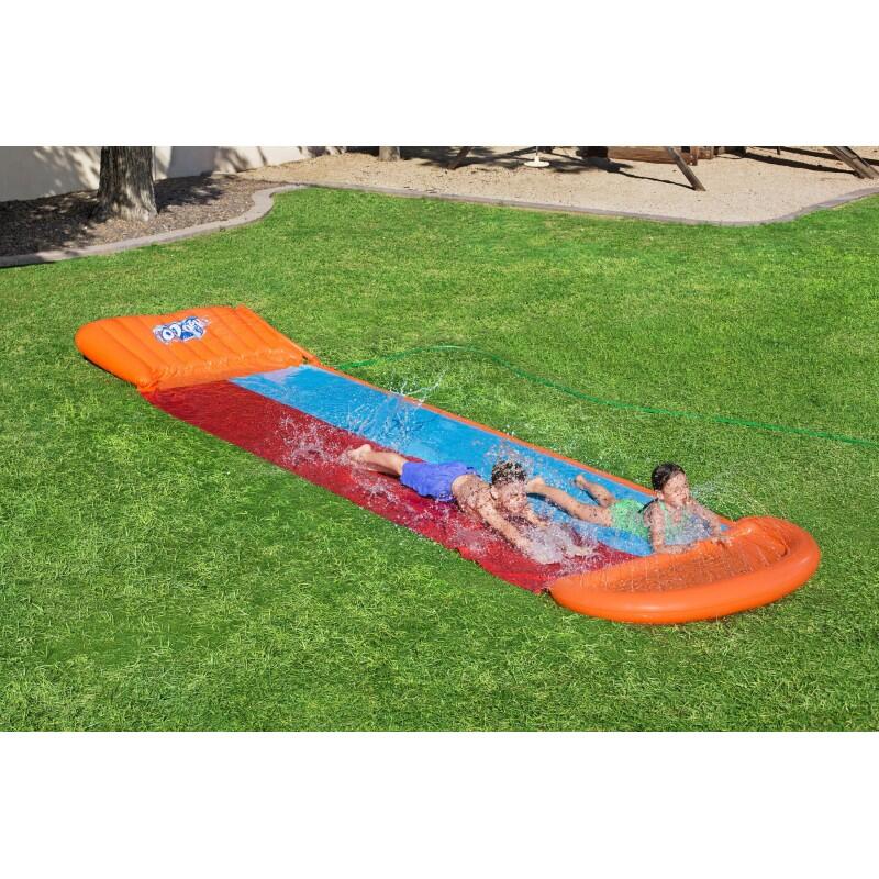 Bestway Tapis glissant 2 pistes longueur 549 cm avec rampe d'élan 3/7