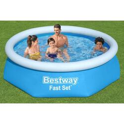 Bestway Piscine autoportante Fast Set ronde 244 x 61 cm