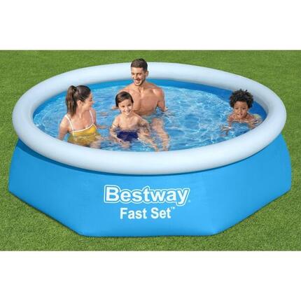 Bestway Piscine autoportante Ronde Fast Set 244 x 61 cm