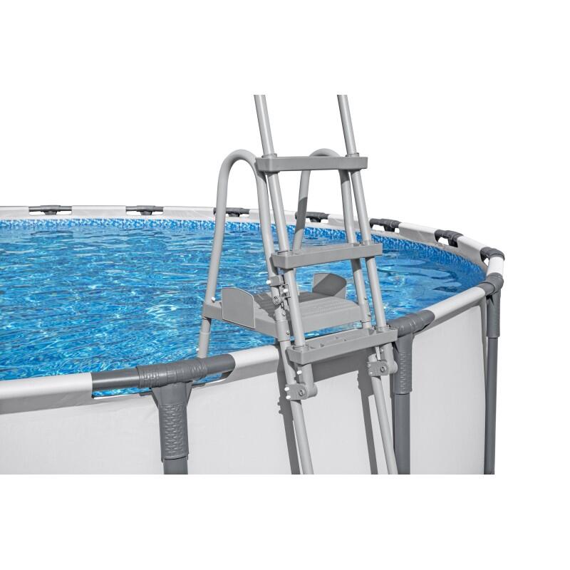 Escada de segurança Bestway Flip&Lock para piscinas 76,5x124,5x135/191,5 cm 5/7