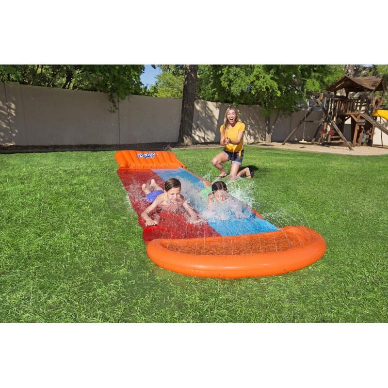 Bestway Tapis glissant 2 pistes longueur 549 cm avec rampe d'élan 6/7