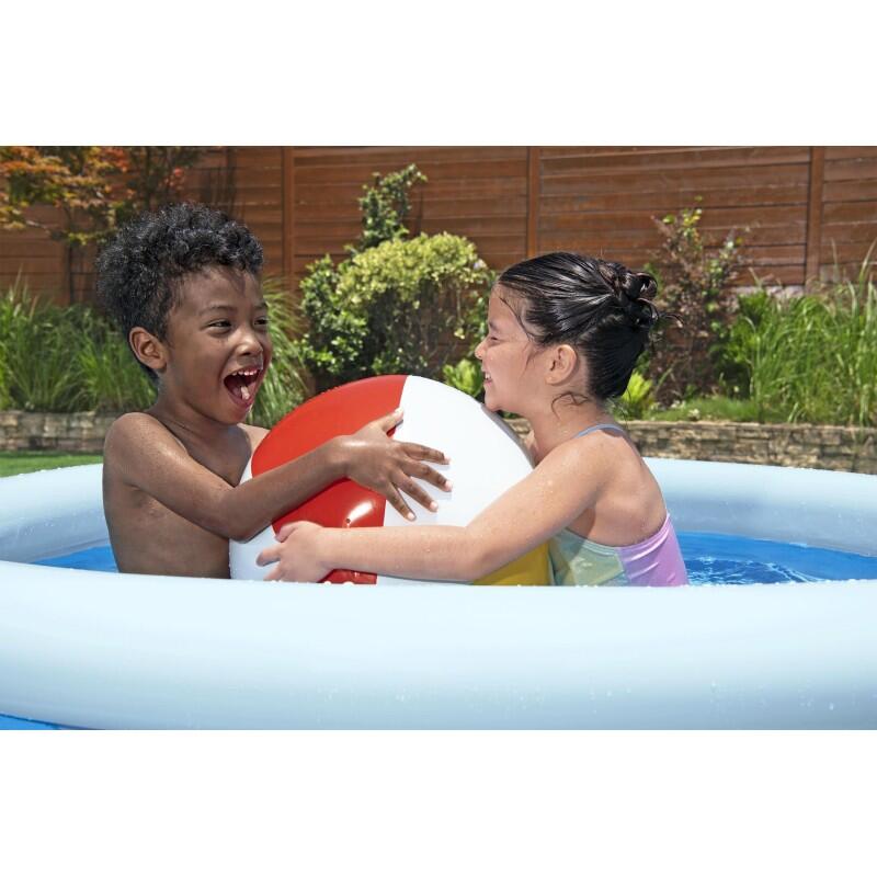 Bestway 6ft x 20in Blue Round Fast Set Inflatable Above Ground Pool 7/7
