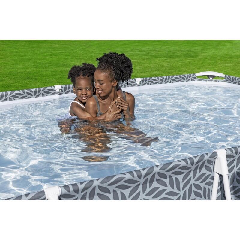 Piscina Gonfiabile Bestway Steel Pro Grigio 5/7