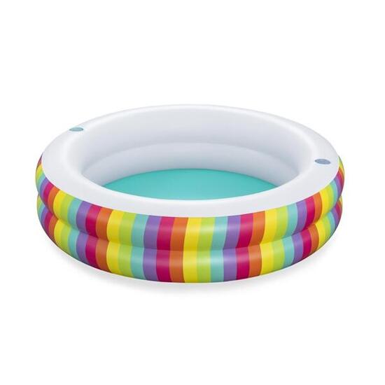 Bestway Piscine gonflable ronde Rainbow Dreams 206 x 206 x 51 cm