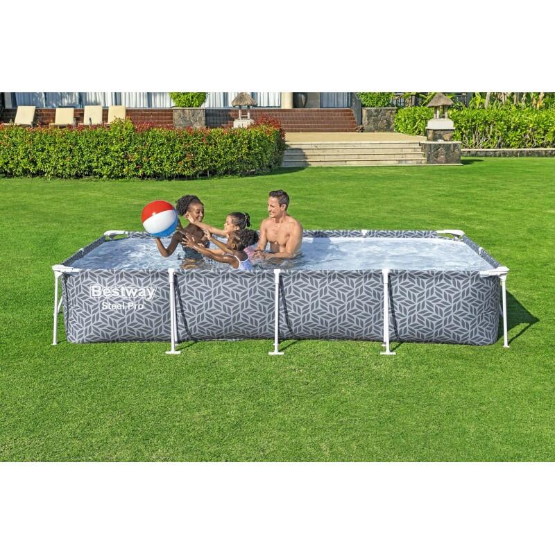 Piscina Gonfiabile Bestway Steel Pro Grigio 4/7