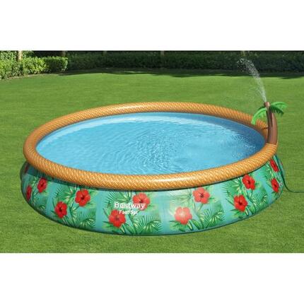 Bestway Piscine autoportante Ronde Fast Set 457 x 84 cm - Filtration Incluse