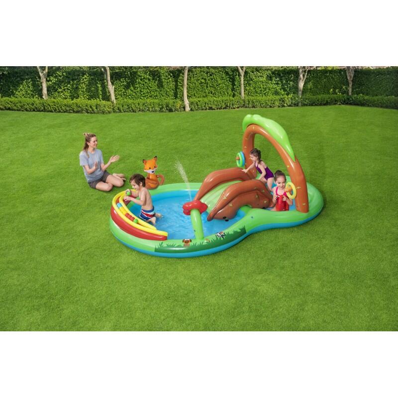 Bestway Aire de jeux avec pataugeoire Friendly Woods 295 x 199 x 130 cm 3/7