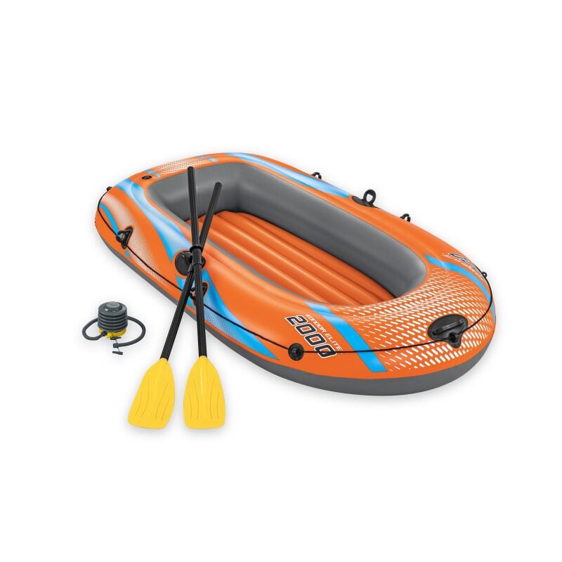 Barca Hinchable Bestway Kondor Elite 196x106x31cm 2 Remos y Bomba de Pie 1/7