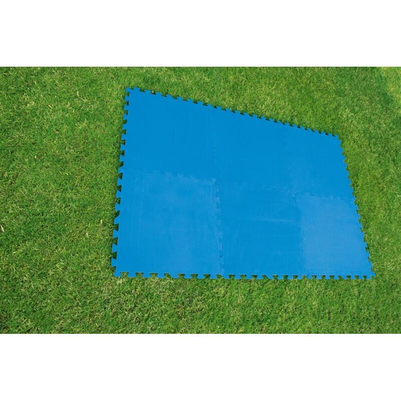 Bestway Lot de 9 tapis de sol 50 x 50 cm - bleu 5/7