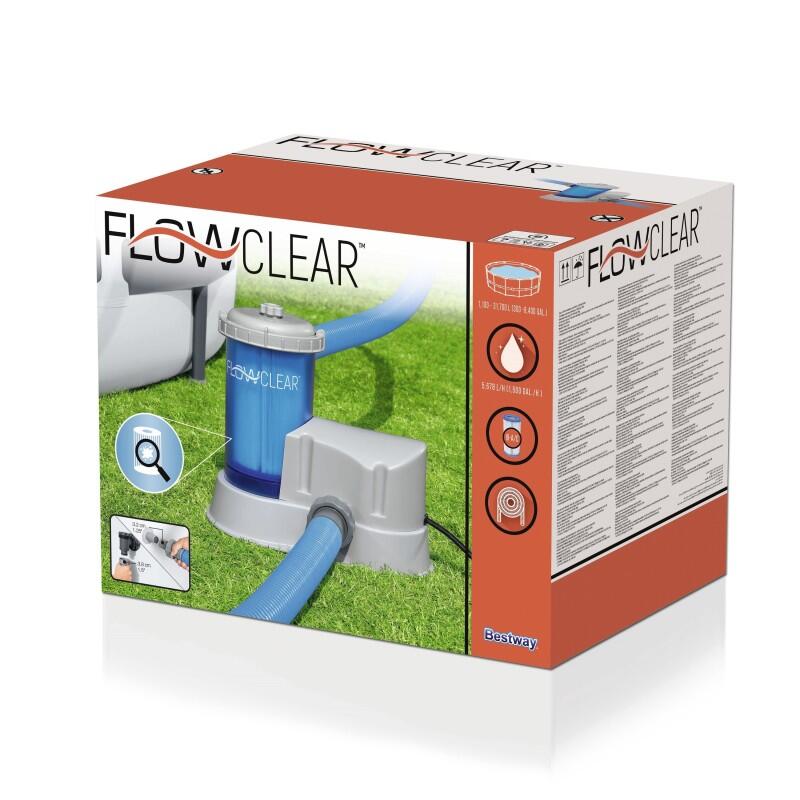 Bomba de Filtragem Transparente Flowclear™ 5,678 L 7/7