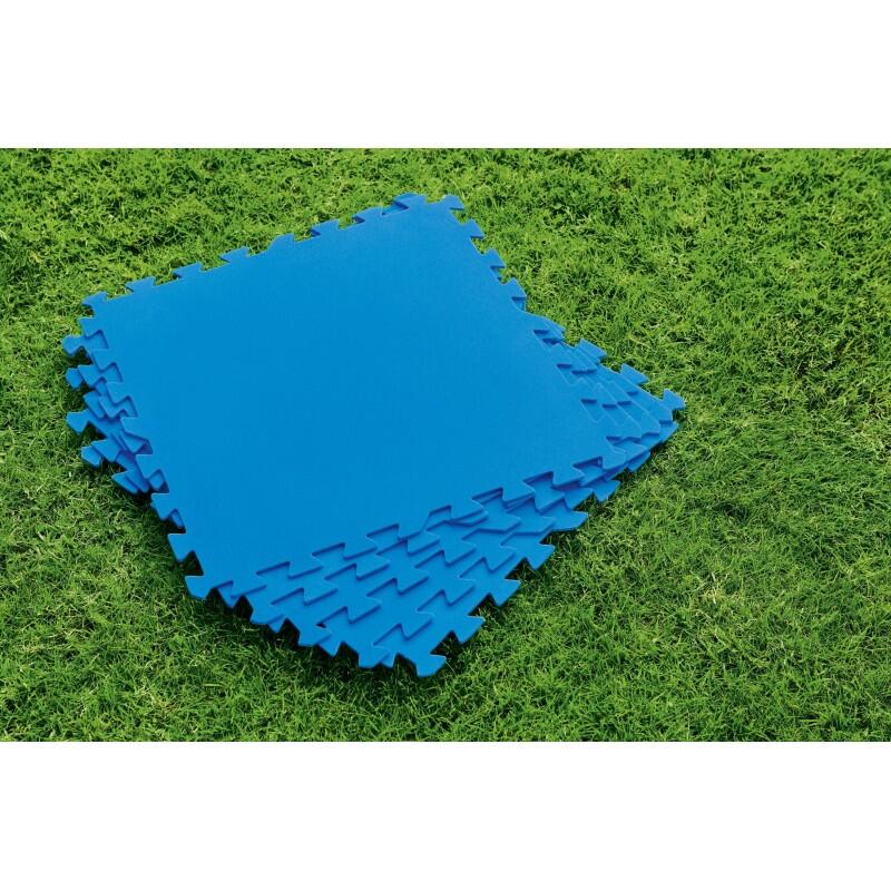Bestway Lot de 9 tapis de sol 50 x 50 cm - bleu 7/7