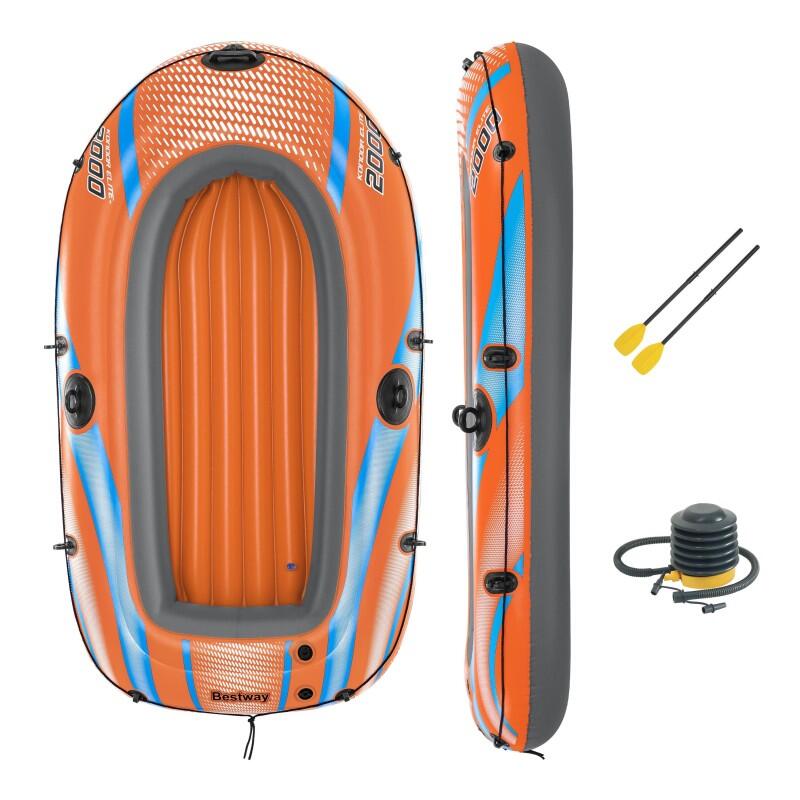 Barca Hinchable Bestway Kondor Elite 196x106x31cm 2 Remos y Bomba de Pie 6/7