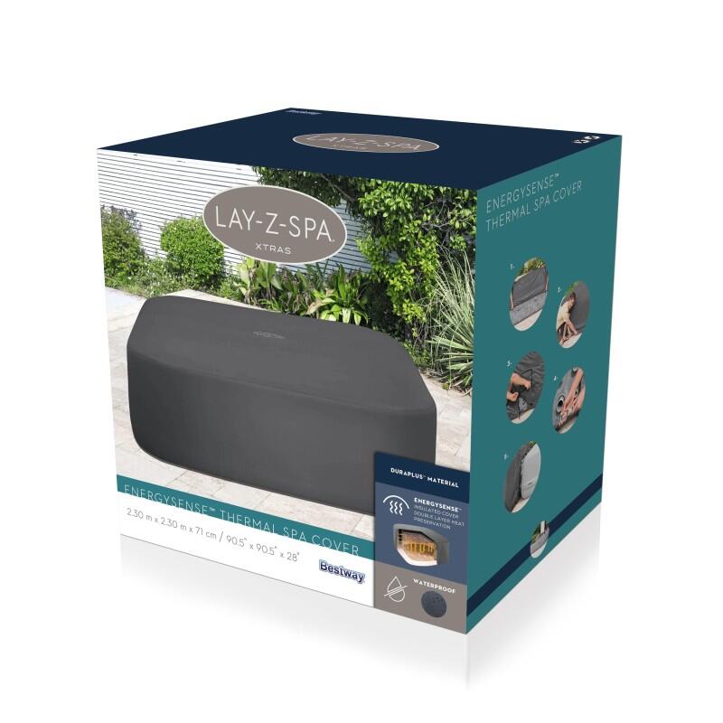 LAY-Z-SPA EnergySense Thermo-Komplettab deckung 230 x 230 x 71 cm, eckig 3/7