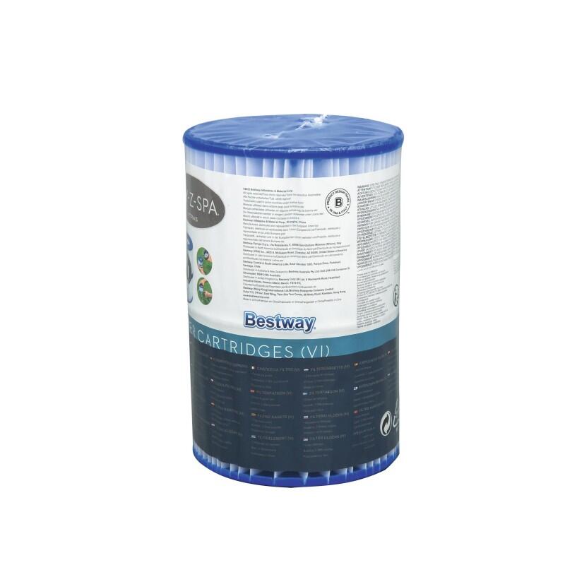 Cartuccia filtro Bestway LAY-Z-SPA® Xtras dimensioni. VI 5/6
