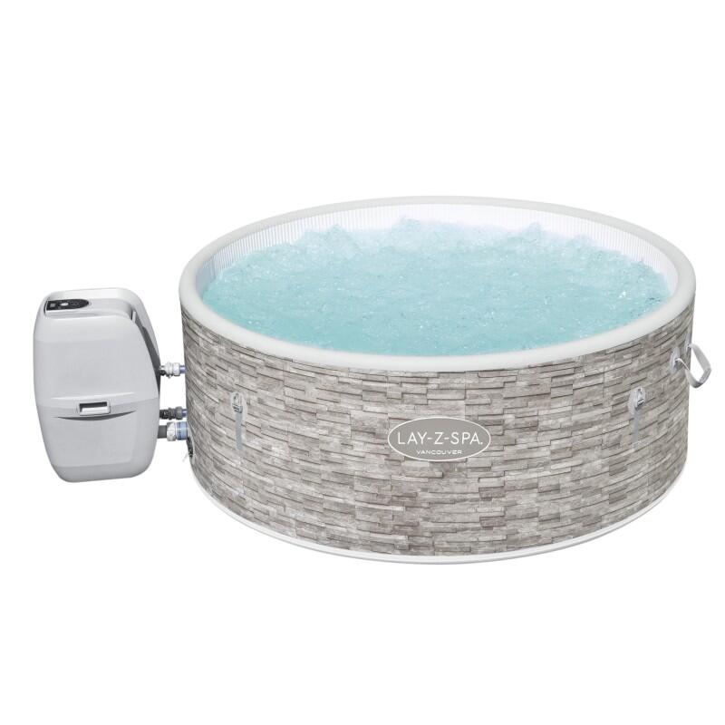 Bestway - Bestway Spa Gonflable Rond Lay-z-spa Vancouver Airjet Plus 3 - 5 Personnes - Spa - Orange - Taille Unique - Decathlon