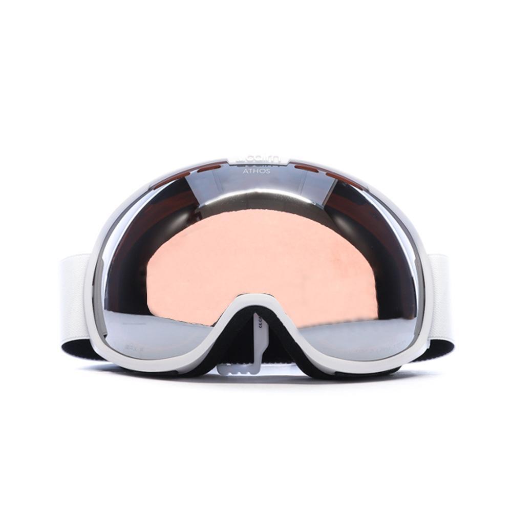 Masque de ski Blanc/Gris Homme/Femme Cairn Athos 2/2