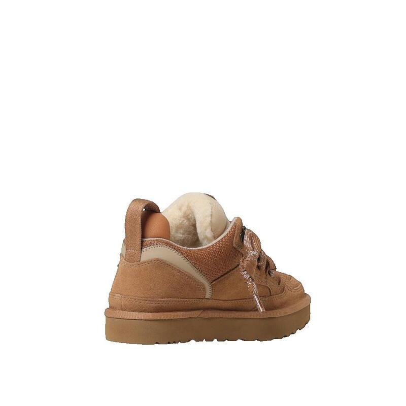 Papuci UGG Lowmel din piele întoarsă Chestnut
