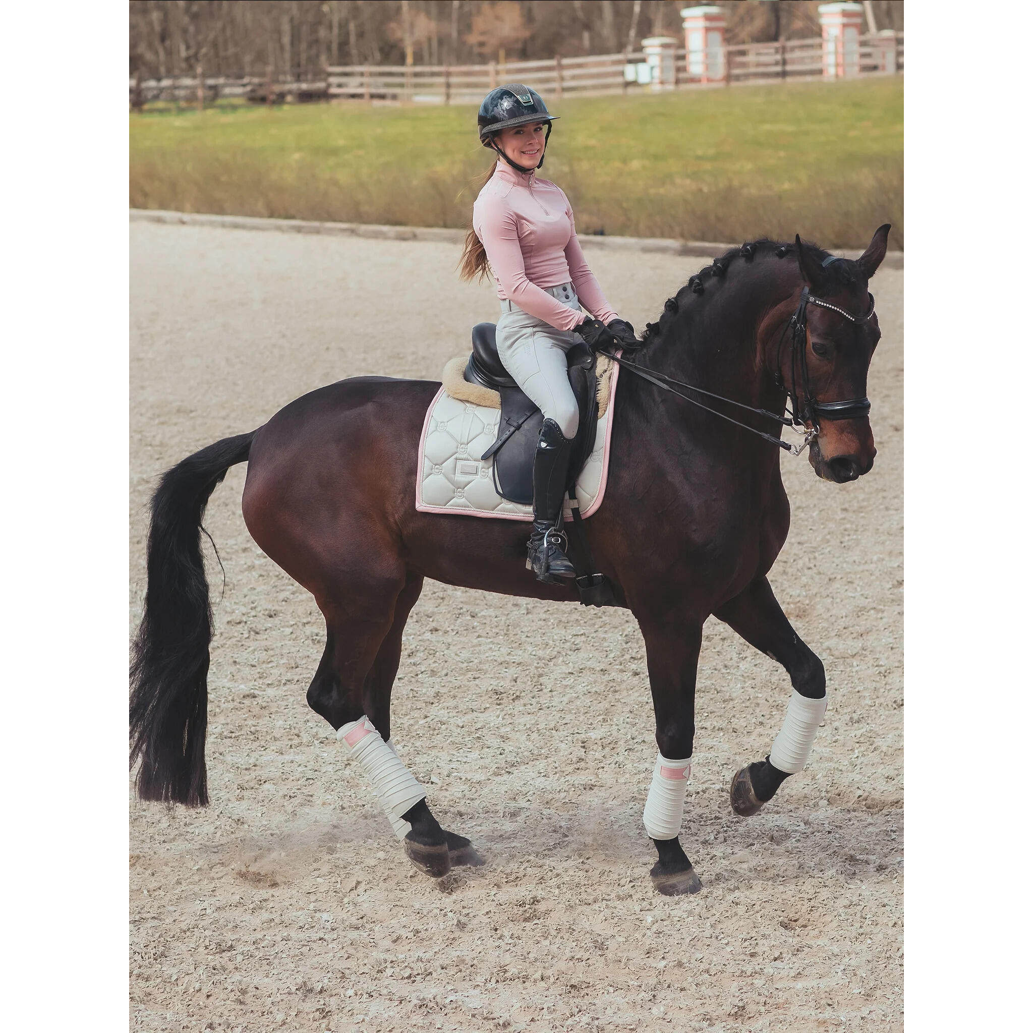 Tapis de selle Desert Rose - Equestrian Stockholm 4/4